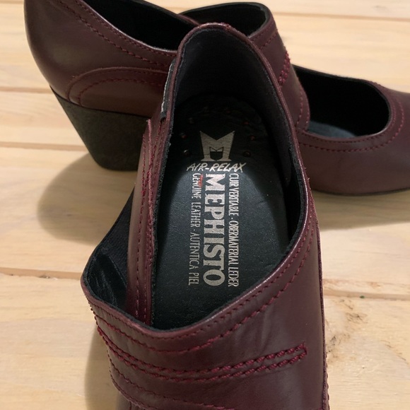 Heels - Mephisto - Maroon - Picture 5 of 5
